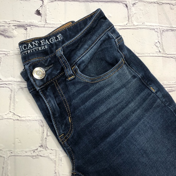 American Eagle Dark Wash Jeggings - Picture 2 of 7